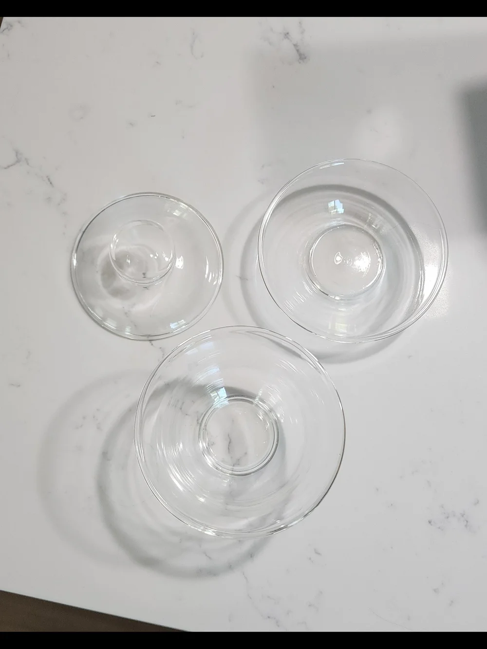 Clear Glass Gaiwan Tea Set with Lid and Saucer - Clear